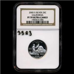 2005 US CA Quarter Graded PR70 (COI-3523)