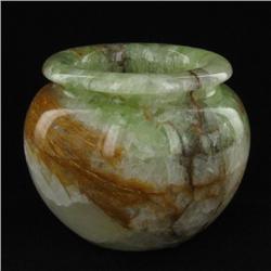 Rare Green Jade Vase  (DEC-239)