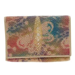 Ladies Stingray Hide Skin Tri-fold Wallet (ACT-134)