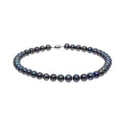 Saltwater Large Black Pearl Necklace (JEW-259)