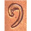 1959D Lincoln Cent Die Error Filled 9 BU Rare (COI-3651)