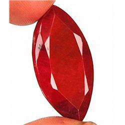 50ct.  Pigeon Blood Red Natural African Ruby Marquise RETAIL $3250 (GEM-2560)