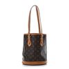 Image 1 : Louis Vuitton Brown Monogram Canvas Petit Bucket Bag