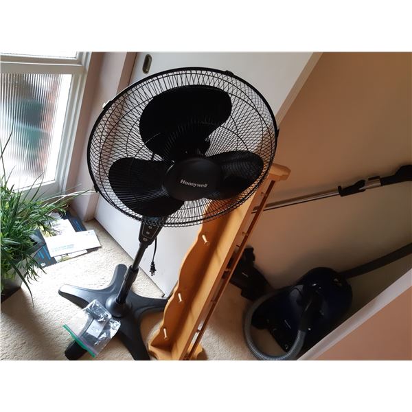 Honeywell fan and Miele vacuum A