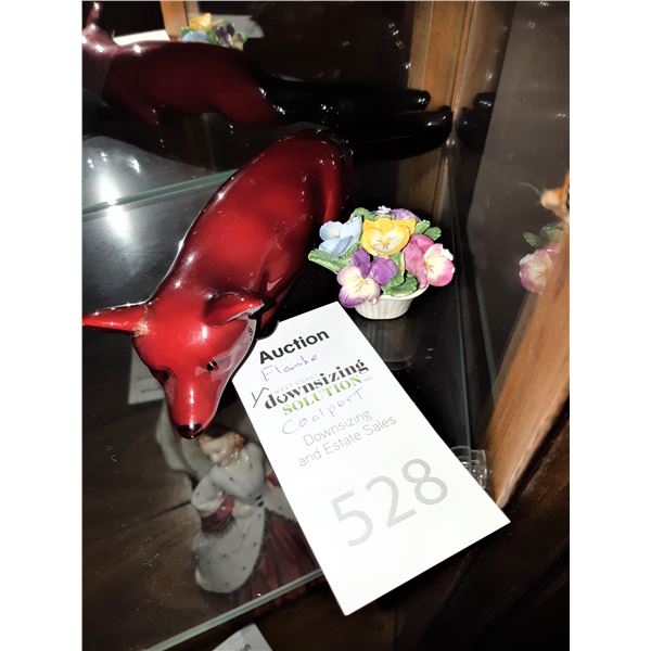 Royal Doulton Flambe Fox