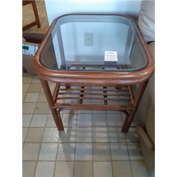 Rattan Side Table Cat B