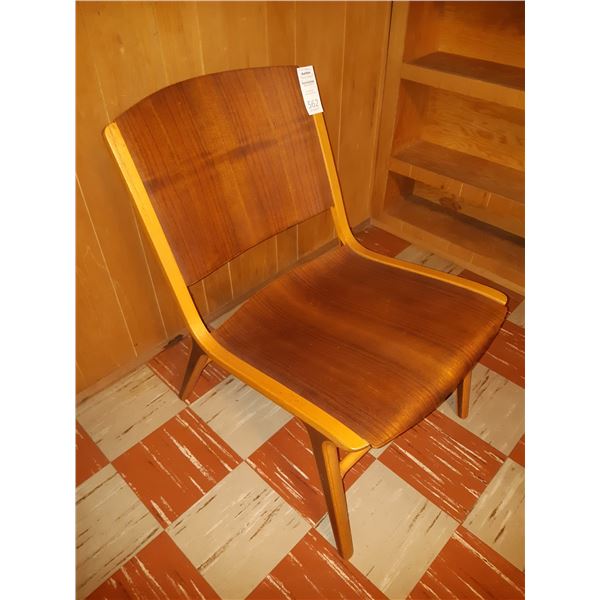 Retro Teak & Walnut Chair Cat C