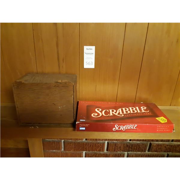 Vintage Mahjong in Secret Wooden Box  Cat A