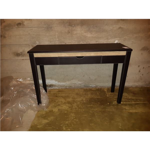 Leather & Saude Hall Table Cat C