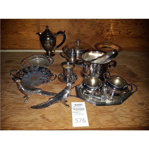 Silver Plate Serving & Décor Cat B