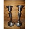 Image 2 : Sterling Silver Candle Sticks & Dish Cat B