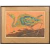 Image 1 : Maggy Tamura, Bird, Framed Lithograph 