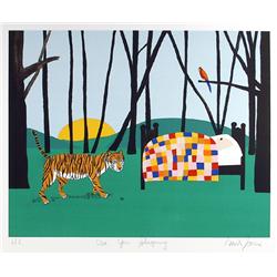 Mark Sabin, Sleeping, Serigraph