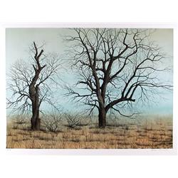 Hellen Rundell, Trees, Lithograph