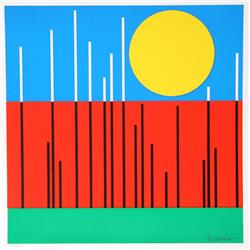 Rosado, Pop Geometric Serigraph