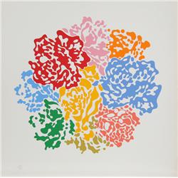 Nadine Prado, Flower, Serigraph