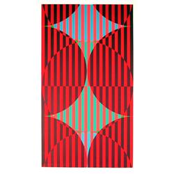 Penman, Aberration, Op-Art Serigraph