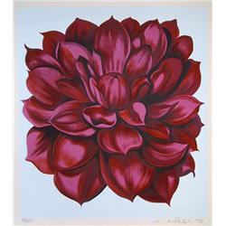 Lowell Blair Nesbitt, Flower, Serigraph