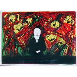 Jean Messagier, Cezanne, Lithograph