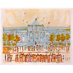 Susan Pear Meisel, NY Public Library, Serigraph