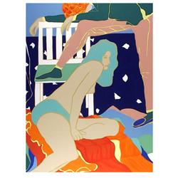 Marion McClanahan, Ladder Girl, Serigraph