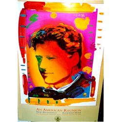 Peter Max, Clinton Inaugural, Poster 