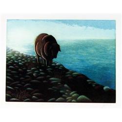 Jel, Sacrifice of Abraham, Etching