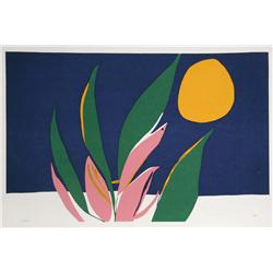 Andrew Hirsch, Flowers and Sun, Serigraph