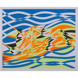 Stanley Hayter, Aquarius, Silkscreen