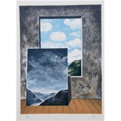 Michael Hasted, Landscape Slice, British Lithograph