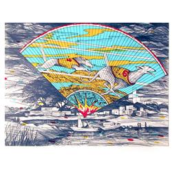 Susan Hall, Morning Mirage, Lithograph