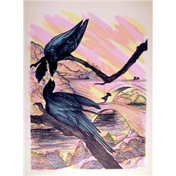 Susan Hall, Black Beauty, Lithograph