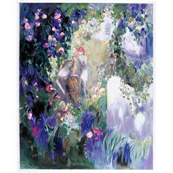 Hailan, Le Jardin, Giclee on Canvas