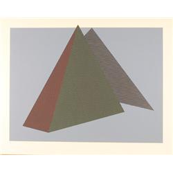 Jean-Marie Haessle, Bermuda Triangle, Serigraph