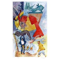 Chaim Gross, Summer Fancy, Lithograph