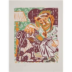 Red Grooms, Daily Arf, Silkscreen