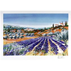 Ella Fork, Western Landscape, Lithograph