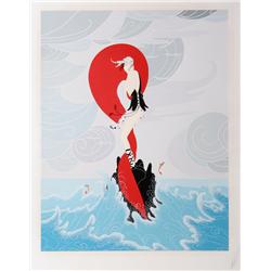 Erte, Stranded, Serigraph 