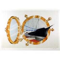 Carmen Console, Ship Ahoy, Lithograph 