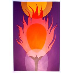 Clarence H. Carter, Burning Bush, Silkscreen