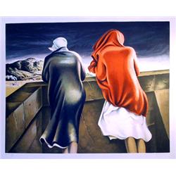 Clarence H. Carter, Flood, Lithograph