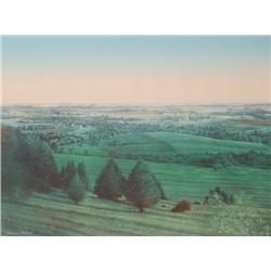 James Butler, Midsummer Landscape, Lithograph