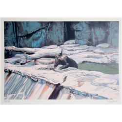 Fran Bull, Zoo Bear, Serigraph