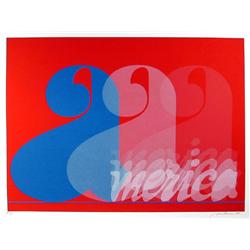 Jack Brusca, America, Pop Art Silkscreen