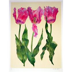 Carol Ann Bolt, Flowers, Lithograph
