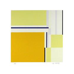 Ilya Bolotowsky, Op-Art Geometric Silkscreen