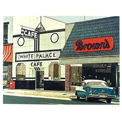 John Baeder, White Palace Café, Serigraph