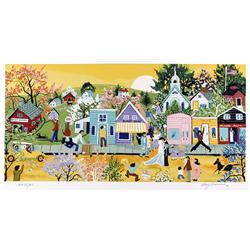 Kay Ameche, Blairs Corner, Serigraph