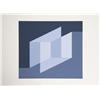 Image 1 : Josef Albers, Geometric Op-Art Silkscreen