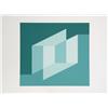 Image 1 : Josef Albers, Geometric Op-Art Silkscreen